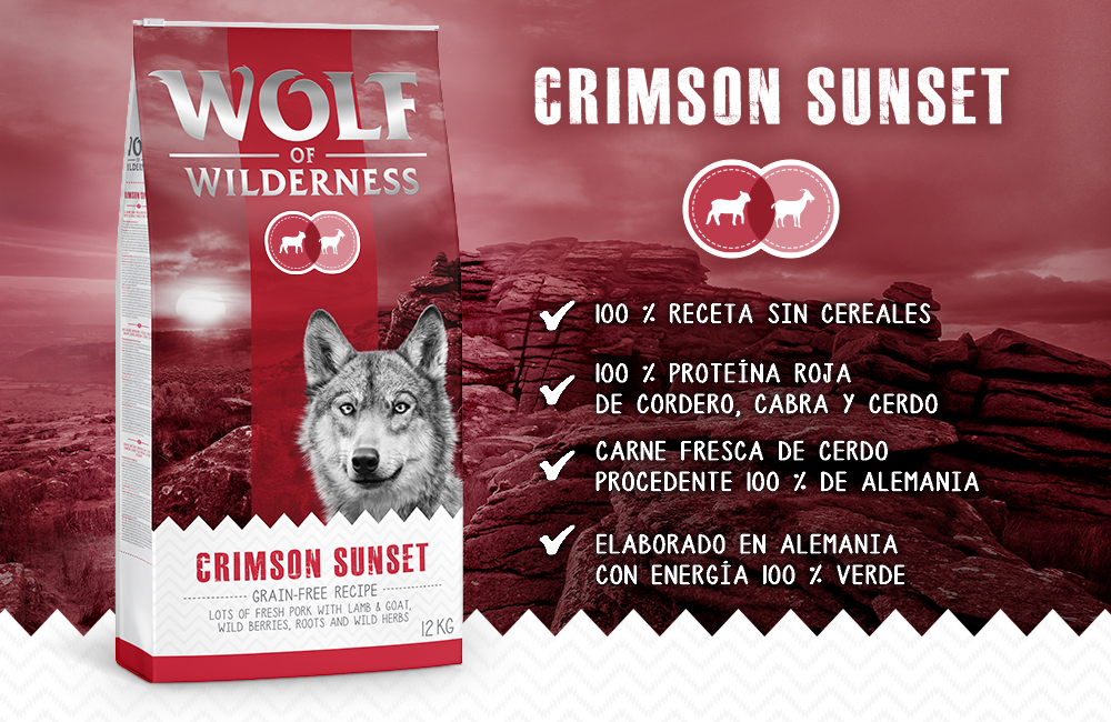 Wolf of Wilderness cordero y cabra