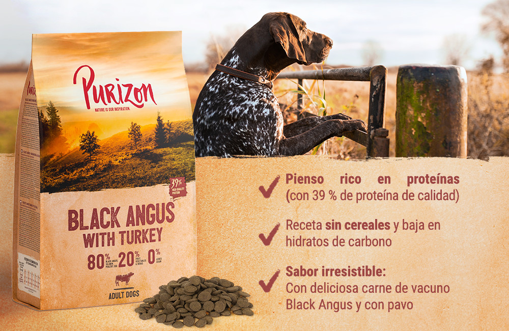 Purizon con Black Angus pienso para perros