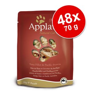 Applaws Katzenfutter Sparpaket 48 x 70 g im Pouch