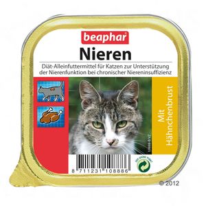Barquettes pour chat Beaphar Régime rénal 6 x 100 g