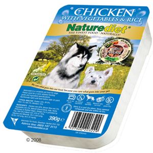 Barquettes pour chien Naturediet 6 x 390 g