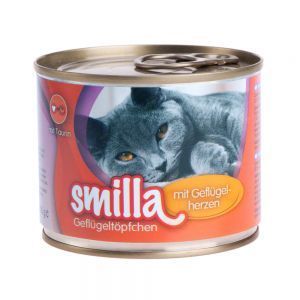 Boîtes pour chat Smilla volaille 6 x 200 g