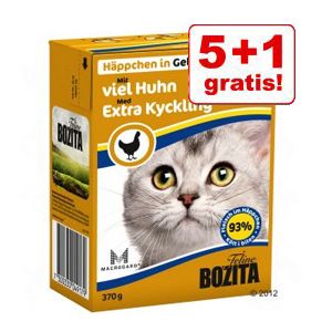 Bozita en gelatina 5+1 gratis! 6x370 g