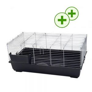 Cage Piggy Basic pour lapin et cochon d'Inde