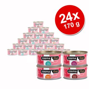 Cosma Thai hyytelössä -säästöpakkaus 24 x 170 g