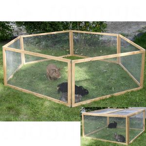 Enclos en bois pour rongeur et lapin