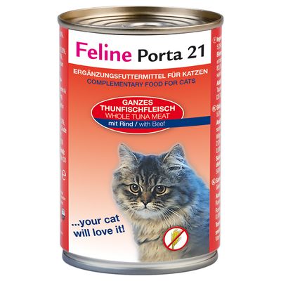 Feline Porta 21 Cat Food 12 x 400g at zooplus