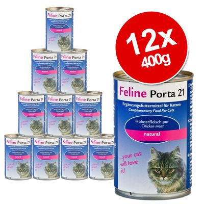 Feline Porta 21 Cat Food 12 x 400g at zooplus
