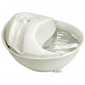 Fontaine à eau pour chat & petit chien Raindrop en céramique