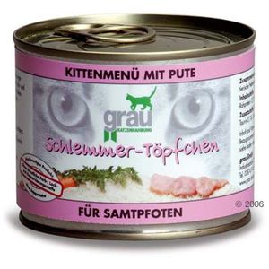 Grau Gourmet Kitten con pavo y zanahorias
