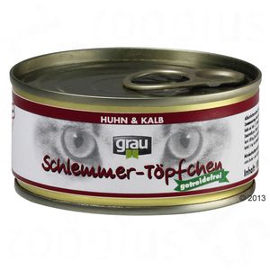 Grau Schlemmertöpfchen getreidefrei 6 x 100 g