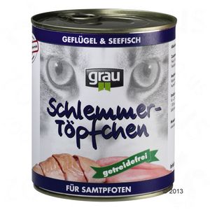 Grau Schlemmertöpfchen getreidefrei 6 x 800 g