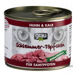 Grau Schlemmertöpfchen getreidefrei 6 x 200 g