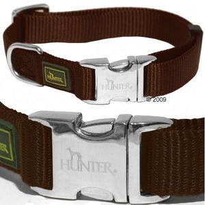 Hunter Halsband Vario Basic Alu-Strong, braun