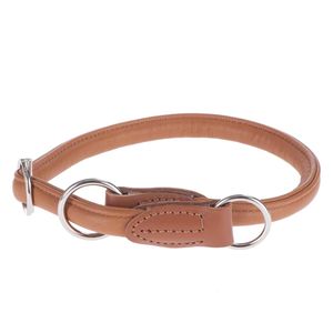 Hunter Hundehalsband Round & Soft Elk cognac