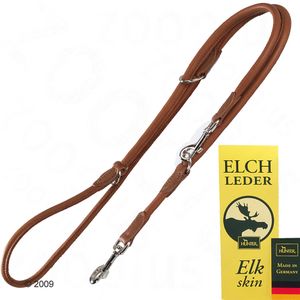 Hunter Hundeleine Round & Soft, cognac