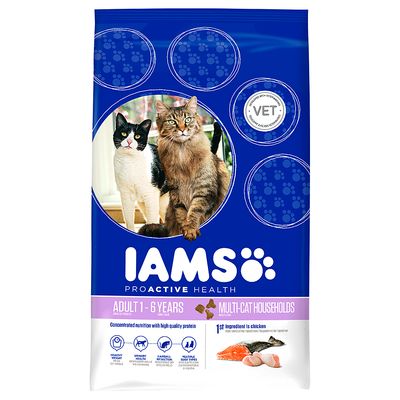 Iams Proactive Health Adult Multi-Cat - Salmon & Chicken