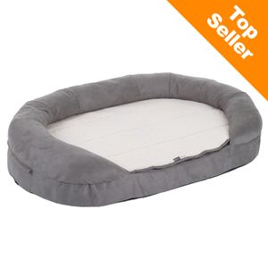 Karlie Oval OrthoBed - Grey