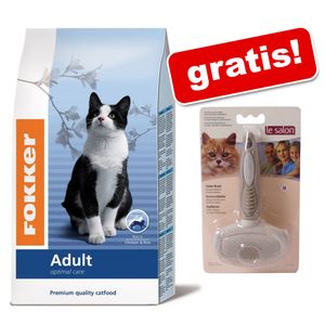 10 kg Fokker kattenvoer + ontwarringsborstel GRATIS!
