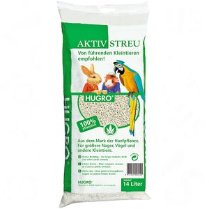 Litière de chanvre pour rongeur et oiseau