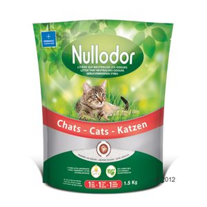 Litière de silice Nullodor pour chat