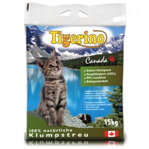 Litière Tigerino Canada, senteur talc pour chat