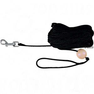 Longe pour chien Trixie avec boule en bois