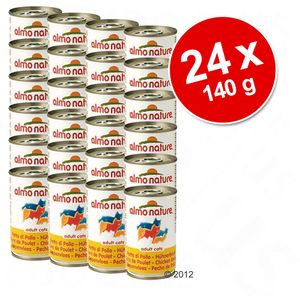 Lot de boîtes pour chat Almo Nature 24 x 140 g