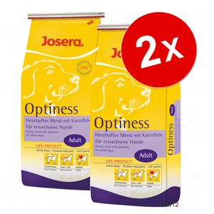 Lot de croquettes pour chien Josera 2 x 15 kg