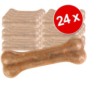 Lot de 24 os pressés à mâcher pour chien Trixie