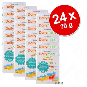 Lot de sachets fraîcheur Almo Nature Daily Menu 24 x 70 g