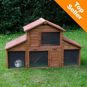 Outback Rabbit Hutch Castle with Run