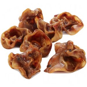 Snack de cerdo en cubo de plástico