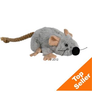 Topo in peluche con catnip