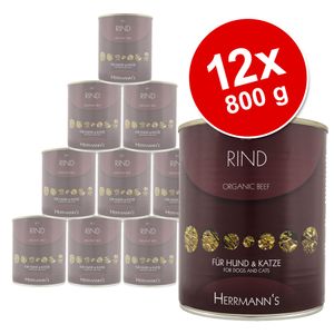 12 x 800 g Herrmanns Bio Carne