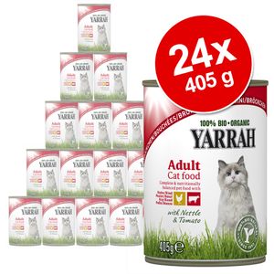 24 x 405 g Yarrah Bio Bröckchen im günstigen Sparpaket