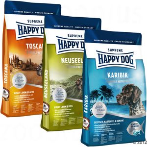 3 x 4 kg Happy Dog Supreme