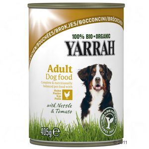 Yarrah Bio Bröckchen Huhn mit Brennessel & Tomate in Soße