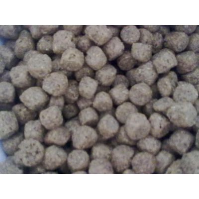 Tamaño de las bolas de pienso