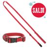 Prezzo speciale! Set Collare + Guinzaglio GOLEYGO - by Kerbl - Collare Taglia M + Guinzaglio lungh. 140 - 200 cm, largh. 20 mm