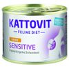 Kattovit Sensitive Ipoallergenico - 6 x 185 g Tacchino