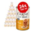 Set risparmio! Animonda Carny Cat Drink 24 x 140 ml - Mix: Pollo e Tonno