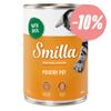 Prezzo speciale! 6 x 400 g Smilla Alimento umido per gatti - Delizie al Pollo - Tenero Pollo e Anatra