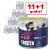 11 + 1 gratis! 12 x 625 g Bozita Paté  - Tacchino