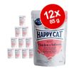 Happy Cat Buste Meat in Sauce 12 x 85 g - Pollo e Salmone