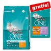 3 kg Purina ONE + 12 x 85 g umido Sensitive gratis! - Sensitive