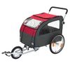 Rimorchio per bici Globetrotter + Jogging Kit - L 162 x P 81 x H 104 cm / fino a 40 kg - incl. Jogging Kit