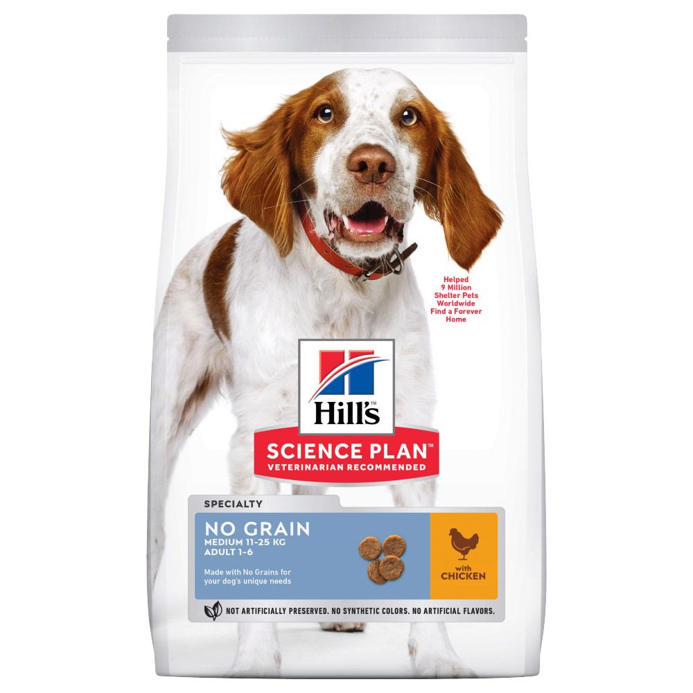Hill's Science Plan Adult 1-6 No Grain Medium Chicken - 2 x 14 kg