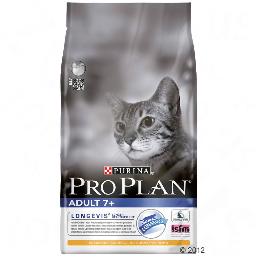 Image of Pro Plan Adult 7+ Longevis para gatos - 2 x 3 kg - Pack Ahorro 07613033559945