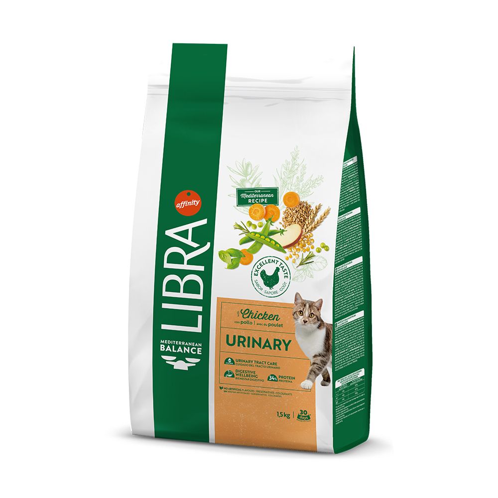 8kg Libra Cat Urinary Huhn Katzenfutter trocken